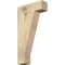 Ekena Millwork Traditional Block Rough Sawn Bracket, Douglas Fir, 4"W x 14"D x 26"H BKT04X14X26TRA05RDF - alternate 1